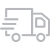 Ícone de caminhão de entrega